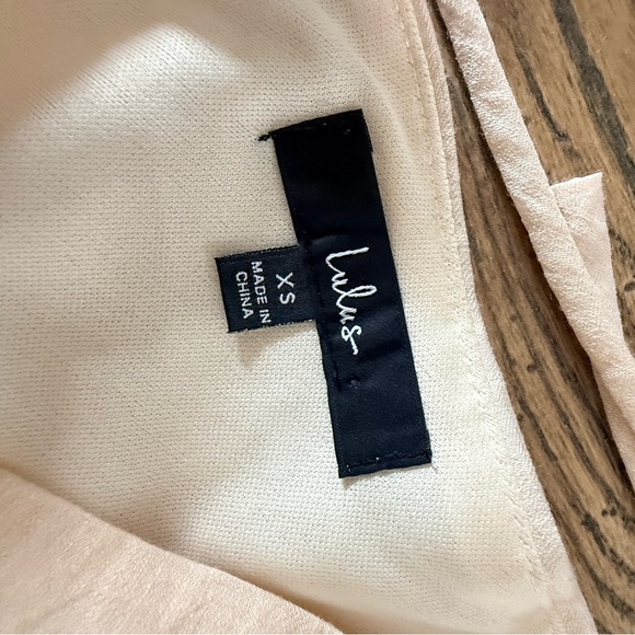 Lulu’s Beige Ruffled Bodysuit - Picture 6 of 9